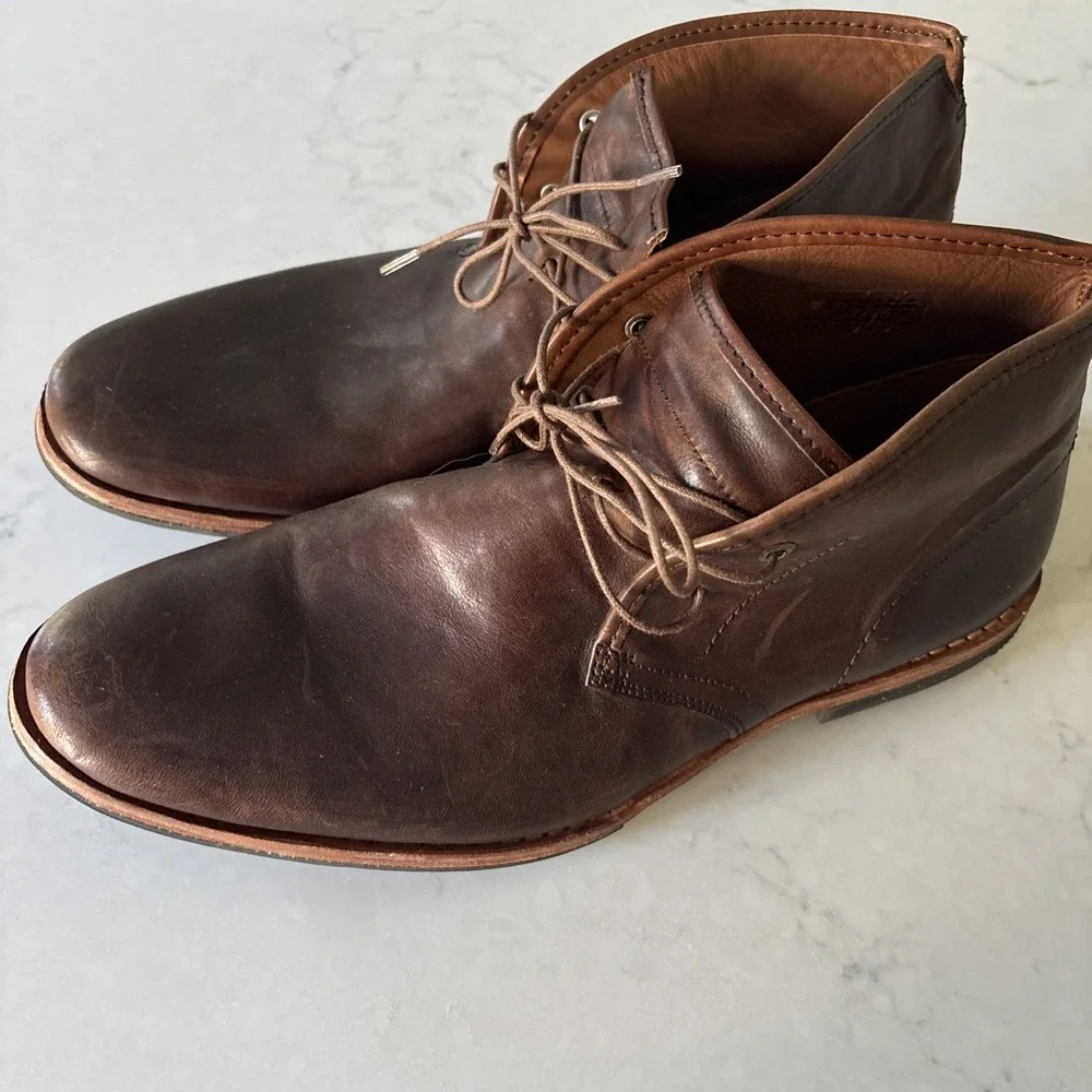Timberland Boot Co Wodehouse Lost History Chukka Boots Brown Leather Men's 12